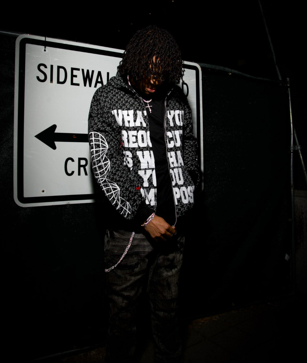 Black Zip-up